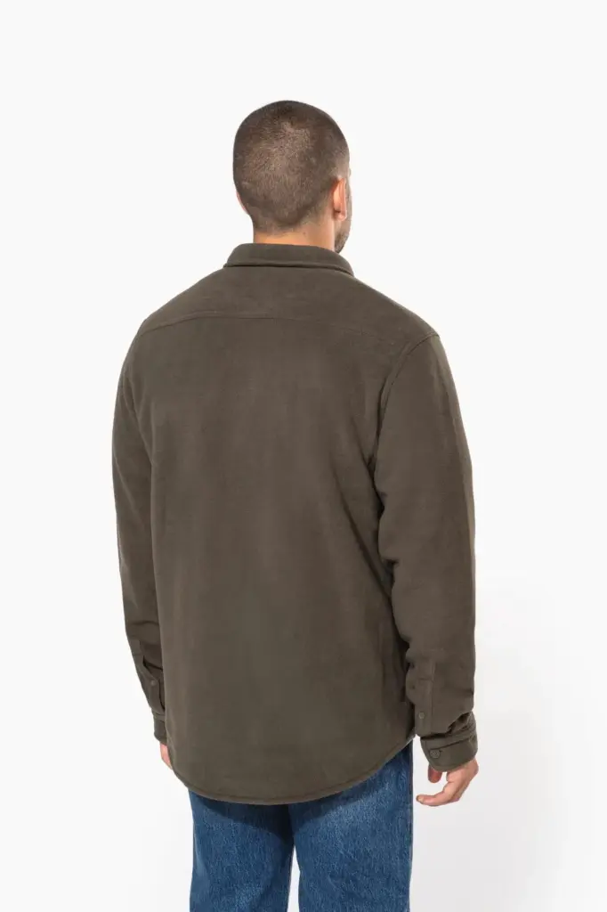K582-02_2025 - Hidalgo Overshirt van fleece met sherpavoering — productfoto 2