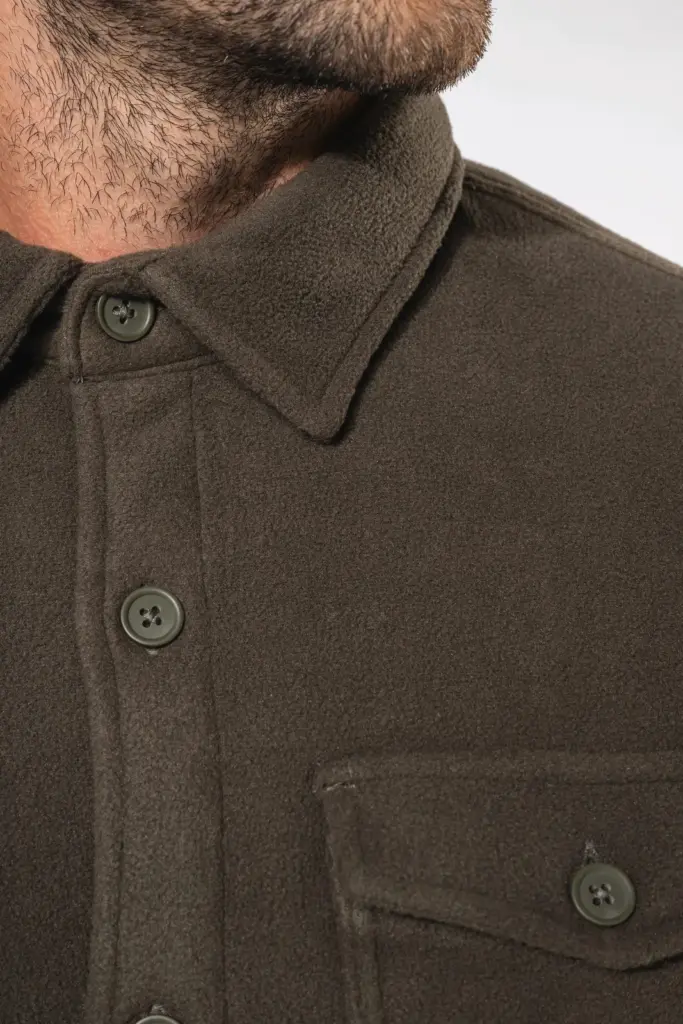K582-08_2025 - Hidalgo Overshirt van fleece met sherpavoering — productfoto 4