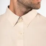 Herenoverhemd met lange mouwen van katoen Nevada — productfoto 3