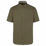 Katoenen herenoverhemd met korte mouwen "Ariana", light khaki — productfoto 9