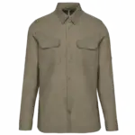 Overhemd safari lange mouwen, light khaki — productfoto 7