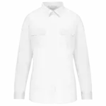 Damesoverhemd safari lange mouwen, white — productfoto 9