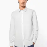 Heren overhemd Oxford lange mouwen — productfoto 2