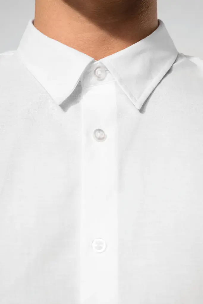Heren overhemd Oxford lange mouwen — productfoto 4