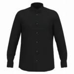 Heren overhemd Oxford lange mouwen, black — productfoto 8