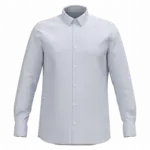Heren overhemd Oxford lange mouwen, white — productfoto 7