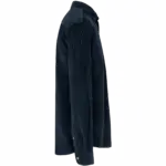 Heren overhemd met lange mouwen in ribfluweel, washed dark navy — productfoto 6