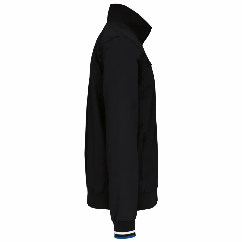 PS_K609-S_BLACK-WHITE-BLUE - Hidalgo-werbeartikel Herenjack, black / white / blue — productfoto 5