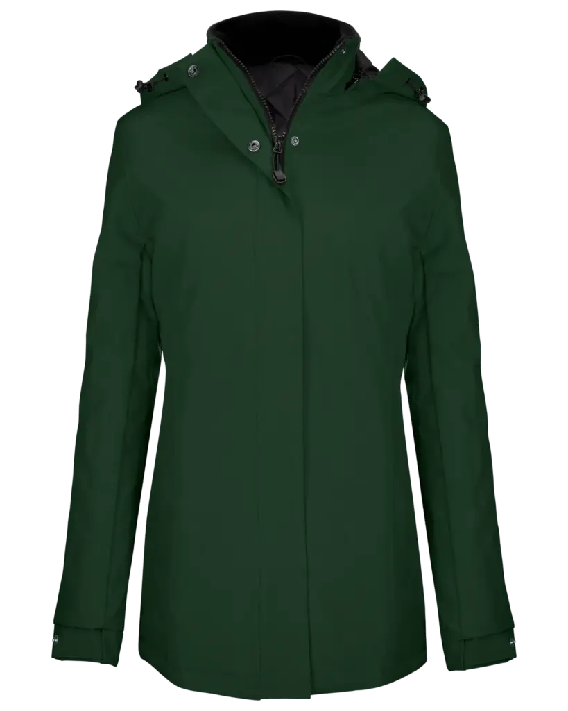 Printed Ladies Parka K6108 Windproof Padded Oxford XS-3XL — product photo 8