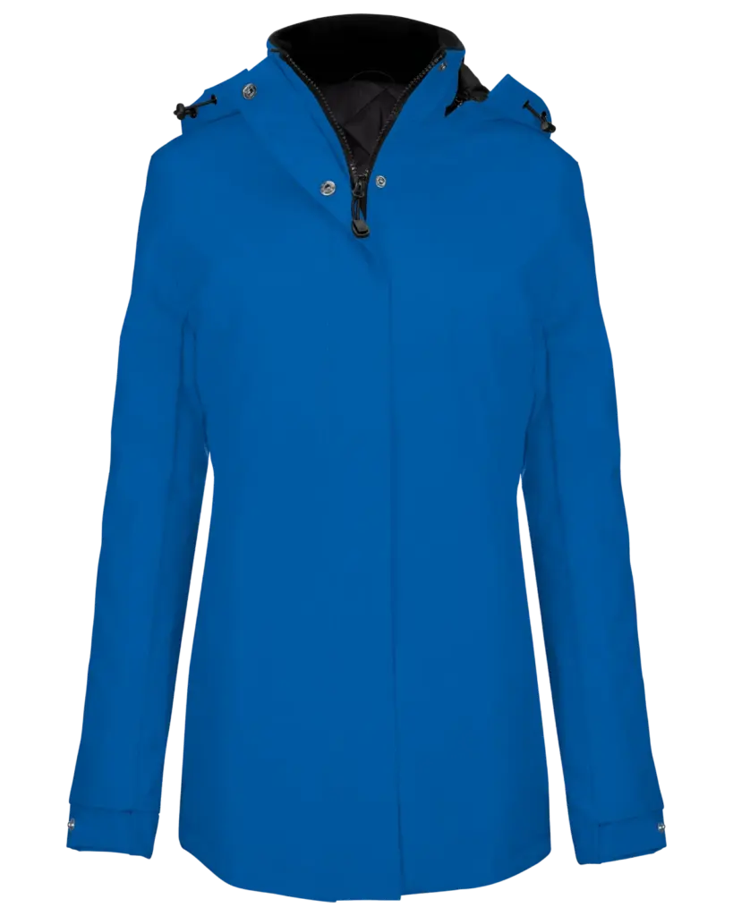 Printed Ladies Parka K6108 Windproof Padded Oxford XS-3XL — product photo 9