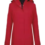Printed Ladies Parka K6108 Windproof Padded Oxford XS-3XL — product photo 11