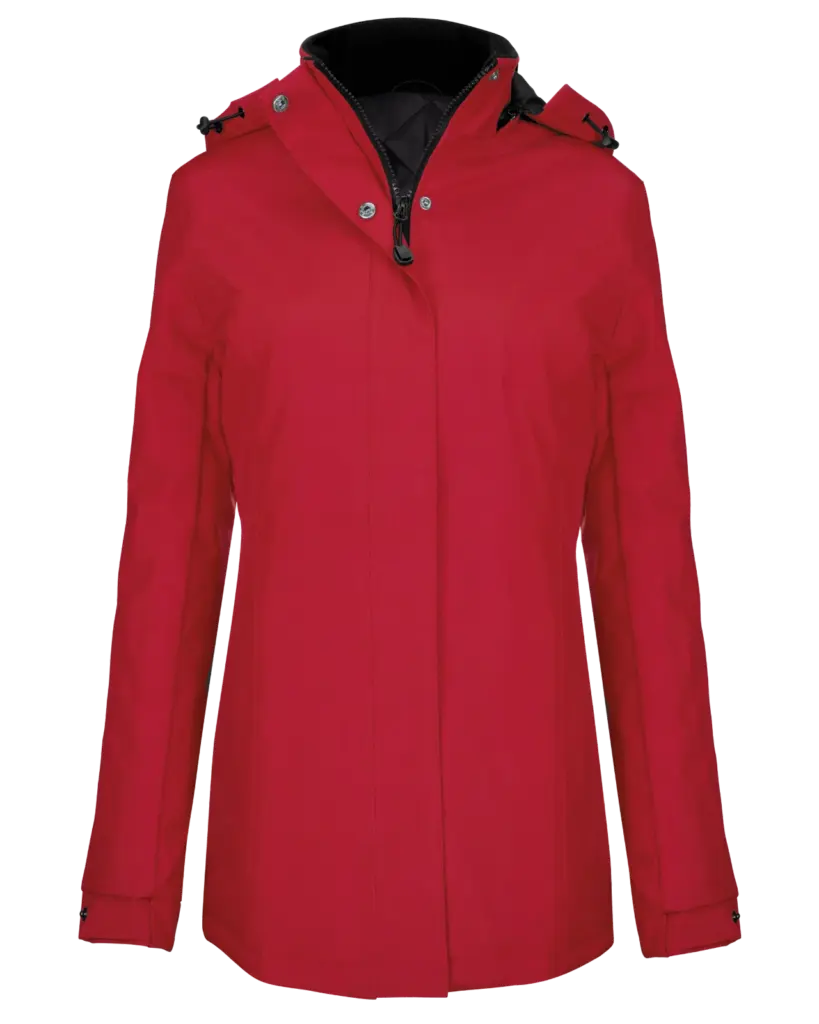 Printed Ladies Parka K6108 Windproof Padded Oxford XS-3XL — product photo 11