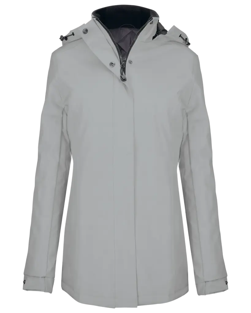 Printed Ladies Parka K6108 Windproof Padded Oxford XS-3XL — product photo 12