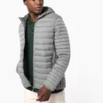 K6110-2_2026 - Hidalgo-werbeartikel Men's lightweight hooded padded jacket