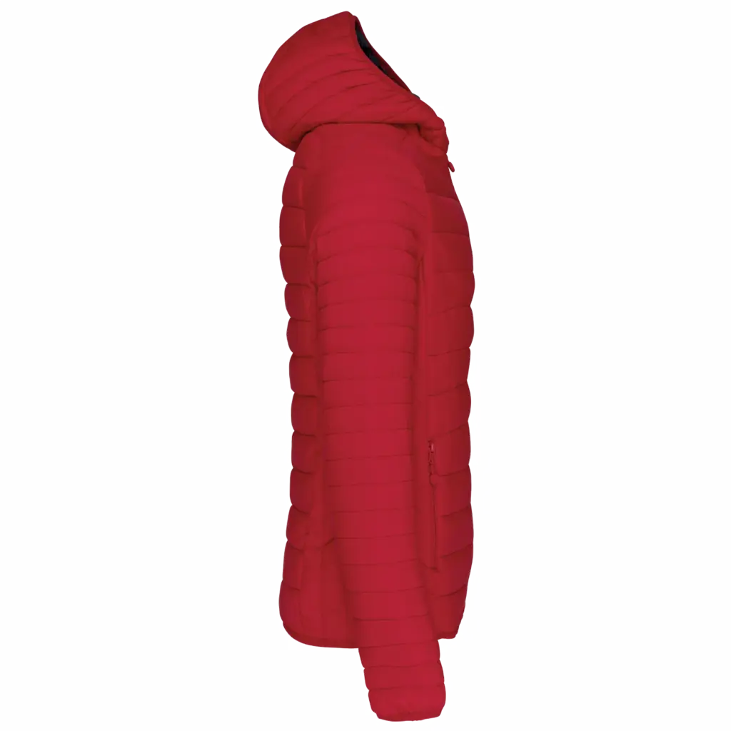 PS_K6110-S_RED - Hidalgo-werbeartikel Men's lightweight hooded padded jacket — productfoto 11