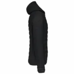 Men's lightweight hooded padded jacket, black — productfoto 5