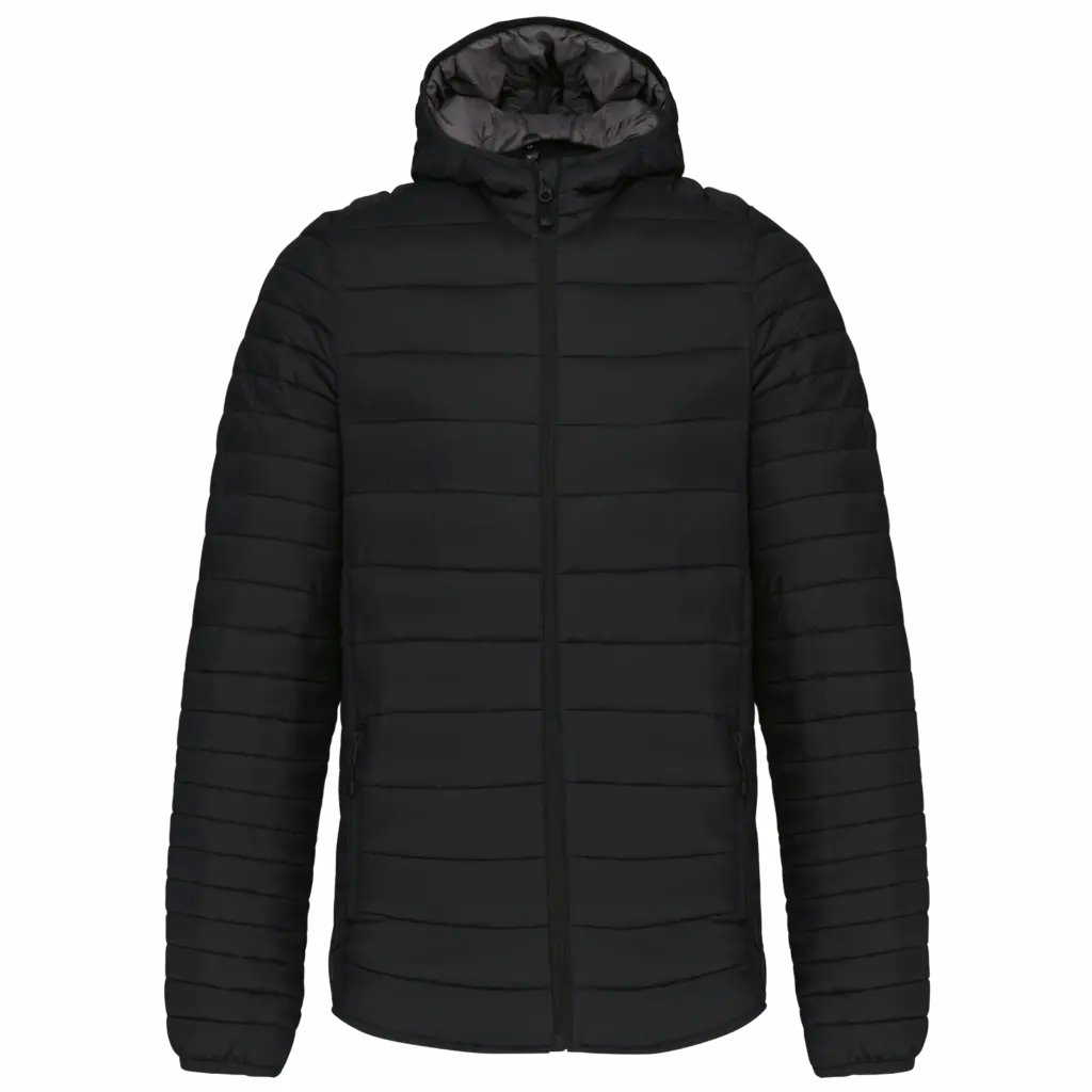 Custom K6110 Men's Lightweight Hooded Padded Jacket S-4XL — product photo 6