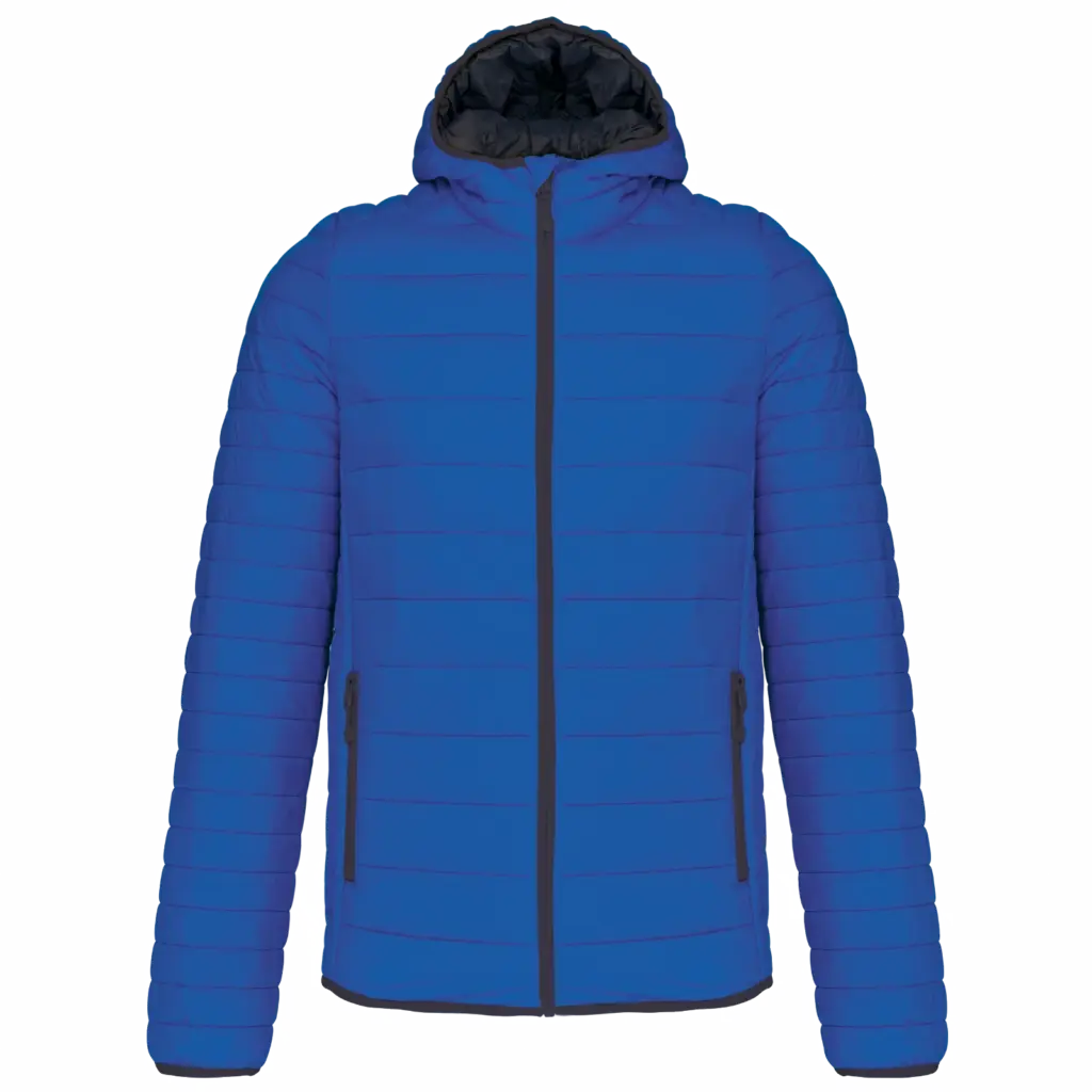 Custom K6110 Men's Lightweight Hooded Padded Jacket S-4XL — product photo 8