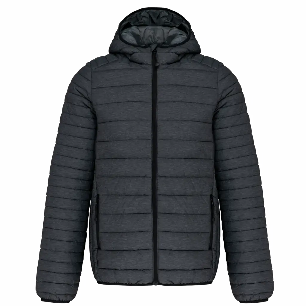 Custom K6110 Men's Lightweight Hooded Padded Jacket S-4XL — product photo 9