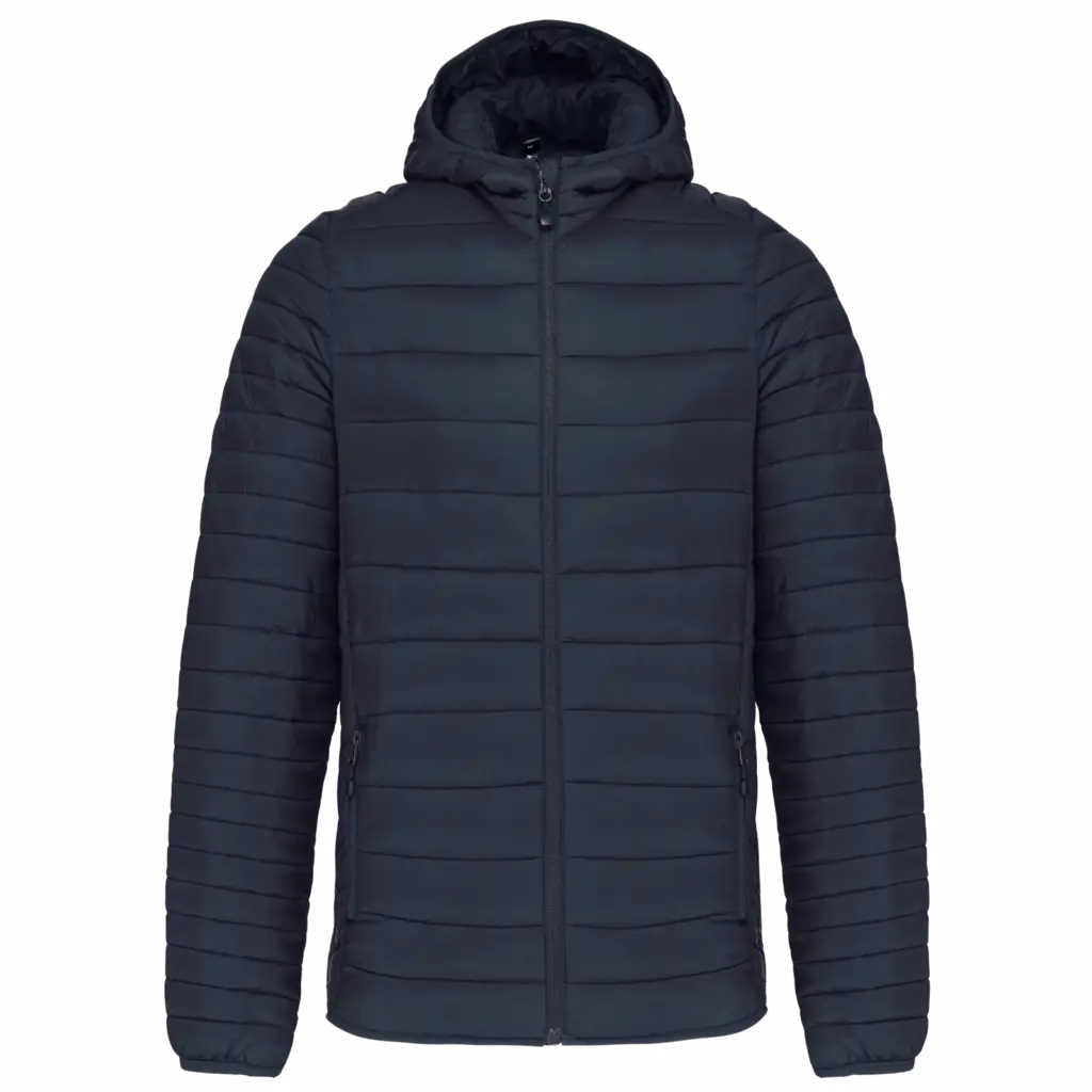 Custom K6110 Men's Lightweight Hooded Padded Jacket S-4XL — product photo 11