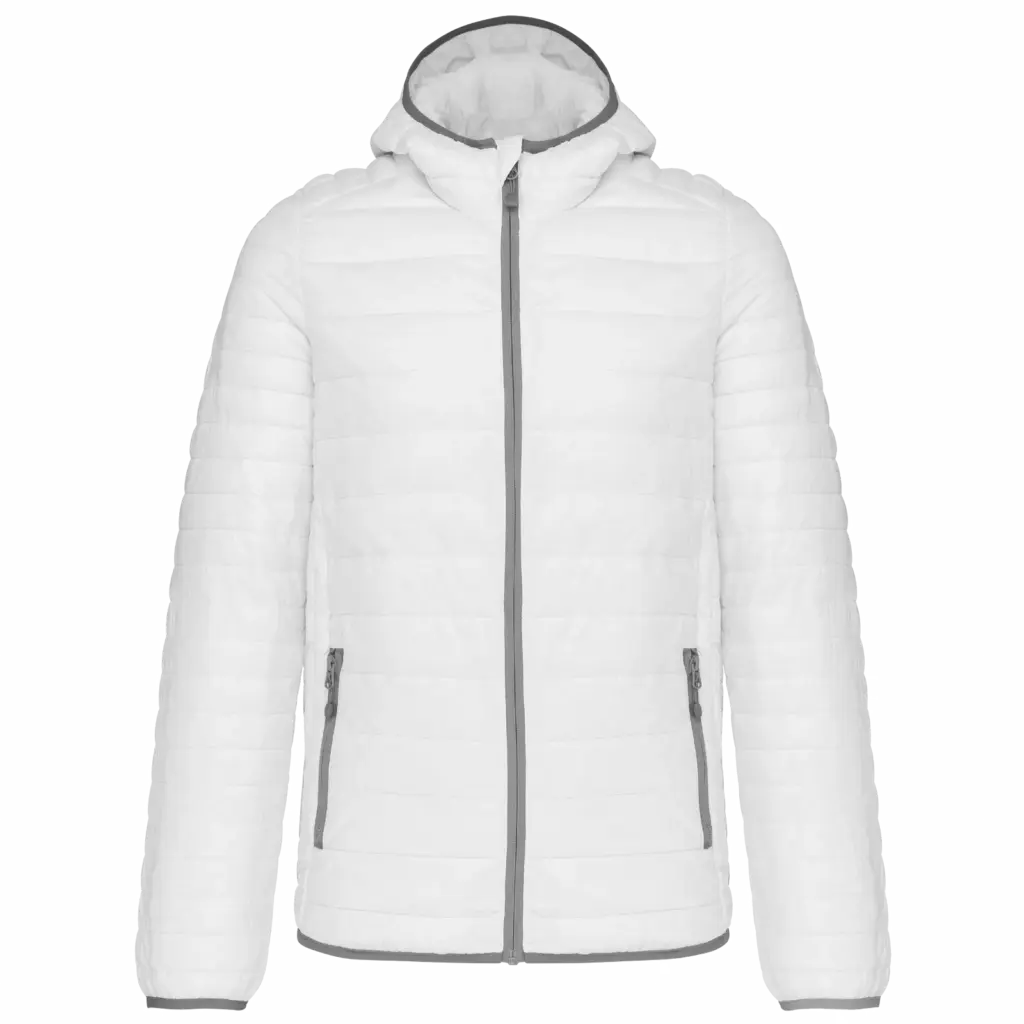 Custom K6110 Men's Lightweight Hooded Padded Jacket S-4XL — product photo 13