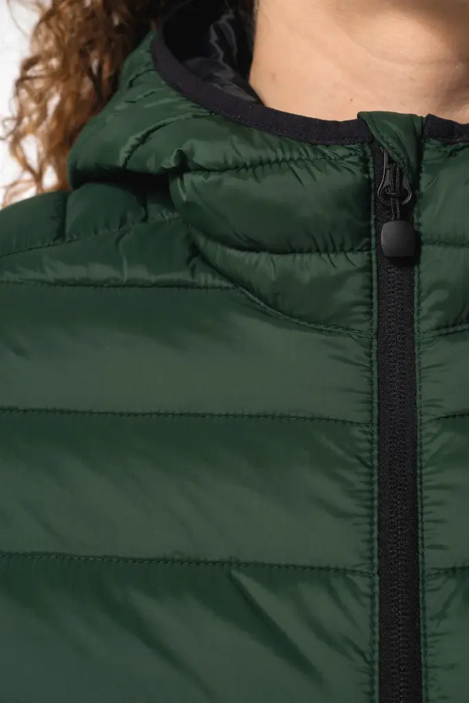 K6111-4_2026 - Hidalgo-werbeartikel Ladies' lightweight hooded padded jacket — productfoto 4