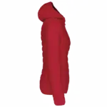 PS_K6111-S_RED - Hidalgo-werbeartikel Ladies' lightweight hooded padded jacket — productfoto 11
