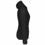 Ladies' lightweight hooded padded jacket, black — productfoto 5