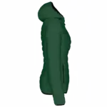 PS_K6111-S_FORESTGREEN - Hidalgo-werbeartikel Ladies' lightweight hooded padded jacket, forest green — productfoto 6