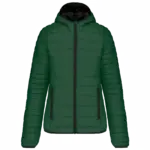 Ladies Hooded Padded Jacket K6111 Printed Foldable XS-XXL — product photo 7