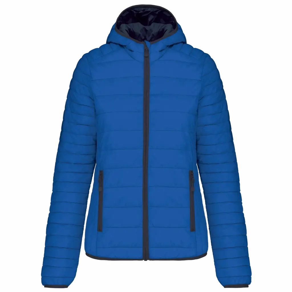Ladies Hooded Padded Jacket K6111 Printed Foldable XS-XXL — product photo 8