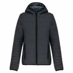 Ladies Hooded Padded Jacket K6111 Printed Foldable XS-XXL — product photo 9