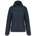 Ladies Hooded Padded Jacket K6111 Printed Foldable XS-XXL — product photo 11