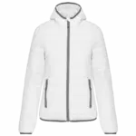 Ladies Hooded Padded Jacket K6111 Printed Foldable XS-XXL — product photo 13