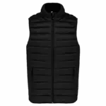 Men’s lightweight sleeveless down jacket, black — productfoto 6