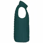 Men’s lightweight sleeveless down jacket, mineral green — productfoto 13