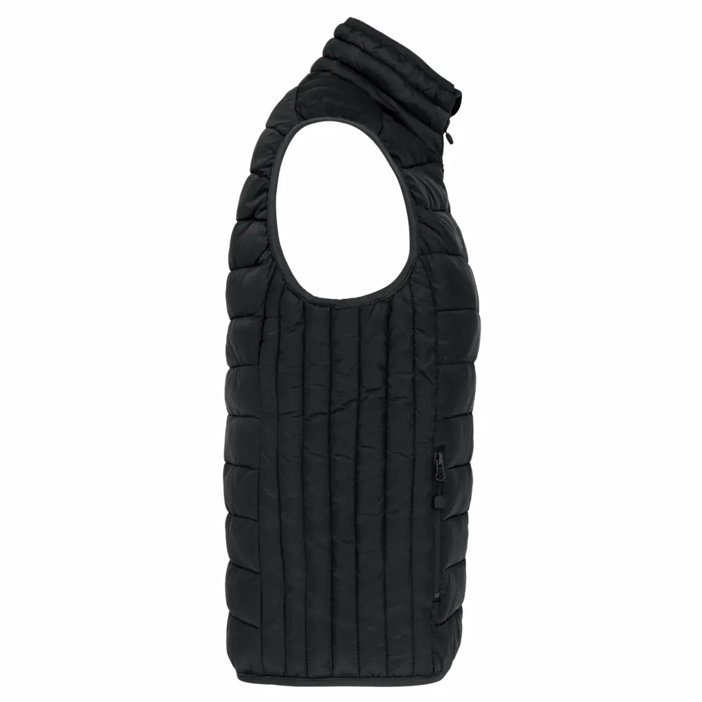 PS_K6114-S_BLACK - Hidalgo Ladies' lightweight sleeveless down jacket, black — productfoto 5