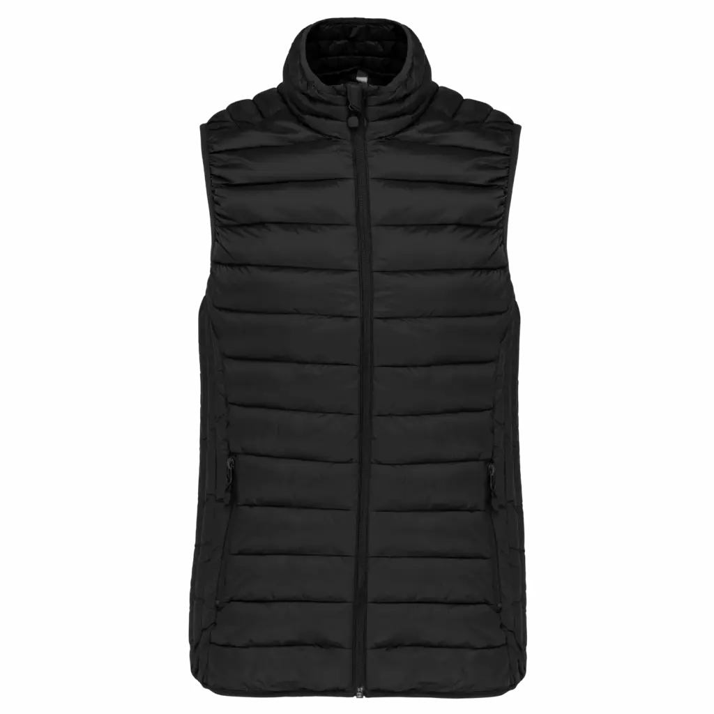 Ladies' lightweight sleeveless down jacket, black — productfoto 6