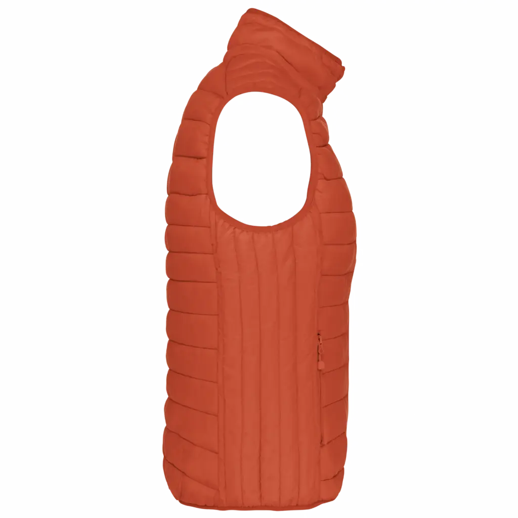 PS_K6114-S_BURNTOCHRE - Hidalgo Ladies' lightweight sleeveless down jacket, burnt ochre — productfoto 6