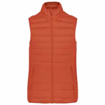 Ladies' lightweight sleeveless down jacket, burnt ochre — productfoto 7