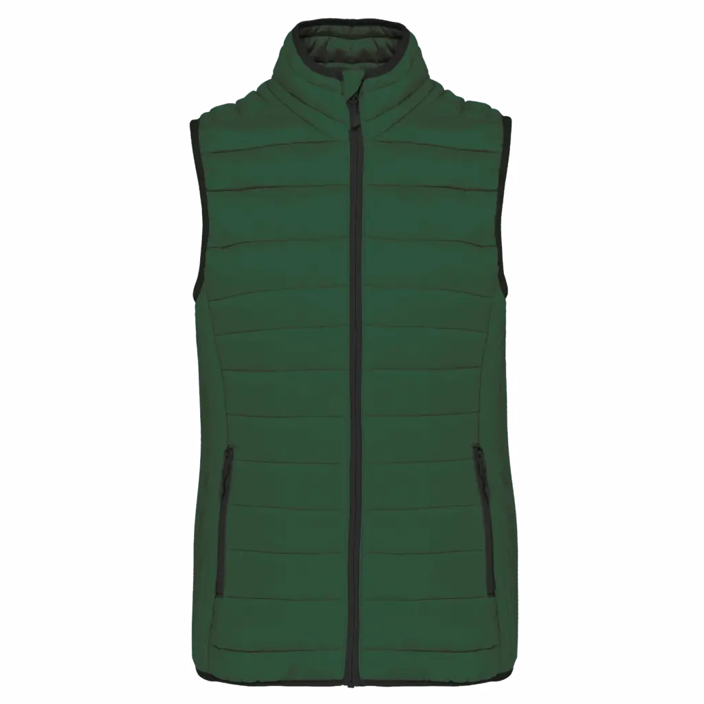 Ladies' lightweight sleeveless down jacket, forest green — productfoto 9