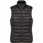 Ladies' lightweight sleeveless down jacket, jungle camo — productfoto 10