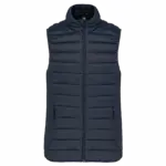Ladies' lightweight sleeveless down jacket, navy — productfoto 15