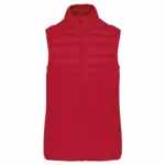 Ladies' lightweight sleeveless down jacket, red — productfoto 16