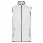Ladies' lightweight sleeveless down jacket, white — productfoto 17