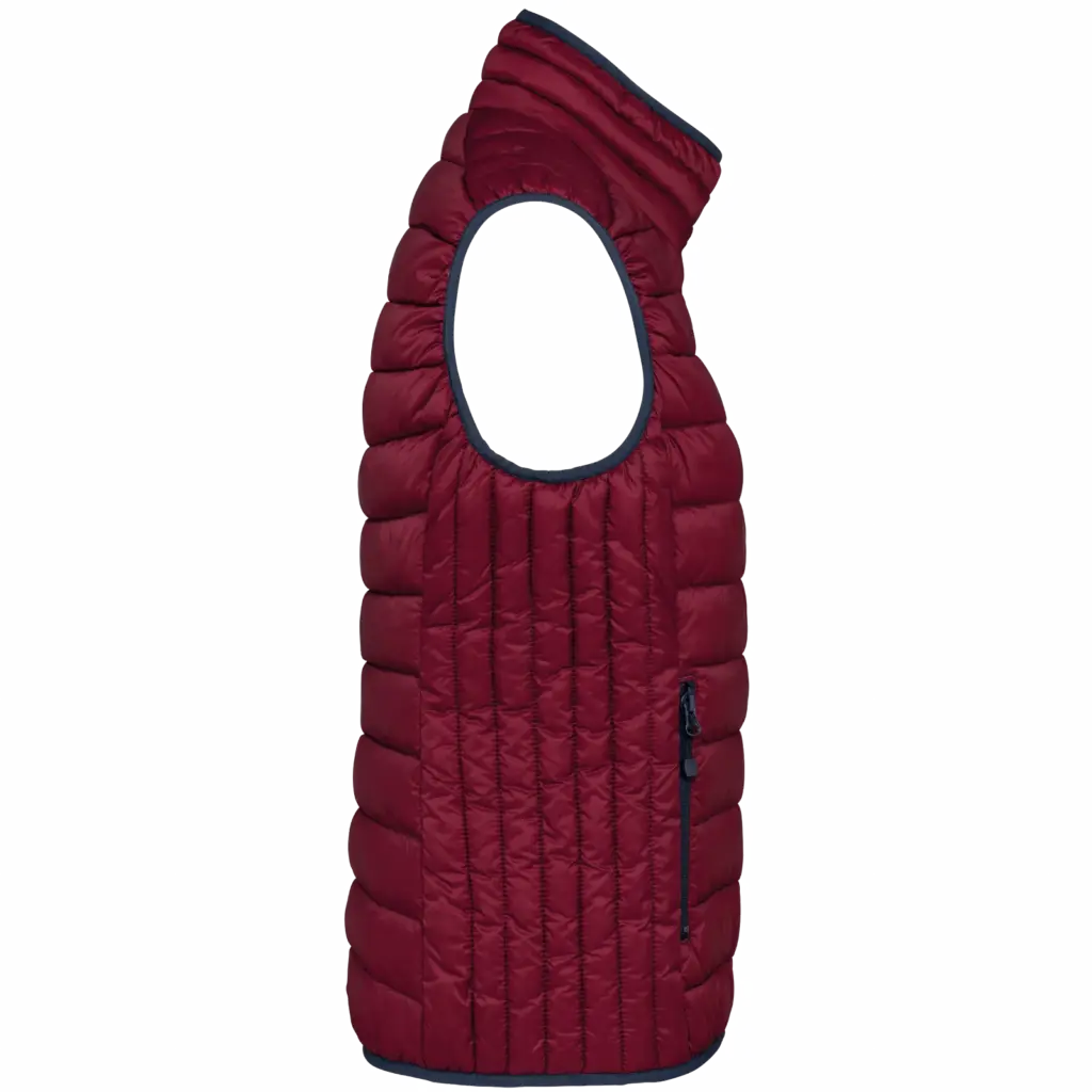 PS_K6114-S_WINE - Hidalgo Ladies' lightweight sleeveless down jacket, wine — productfoto 17