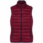 Ladies' lightweight sleeveless down jacket, wine — productfoto 18