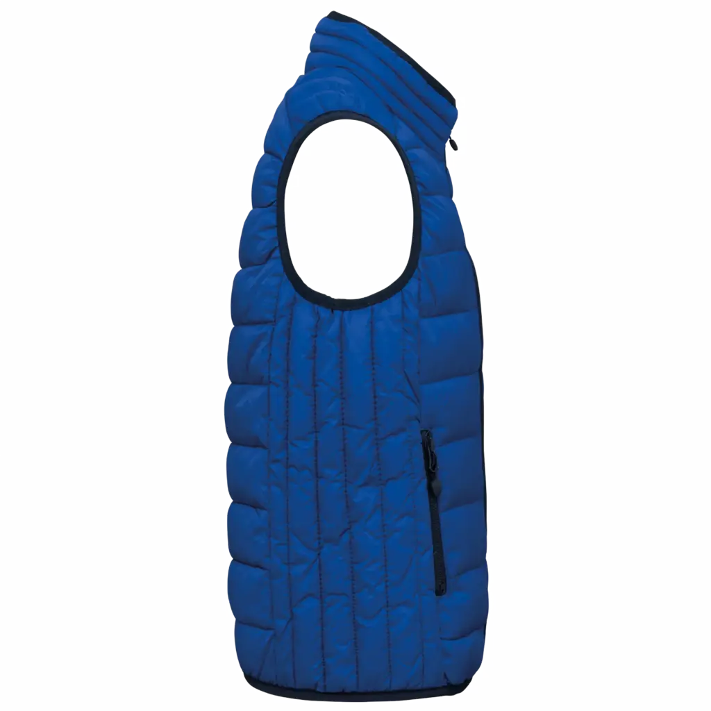 Lichte kinder-bodywarmer, light royal blue — productfoto 6