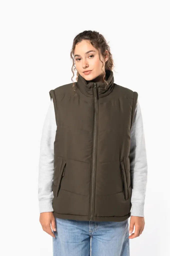 K6118-14_2026 - Hidalgo Met fleece gevoerde bodywarmer — productfoto 2