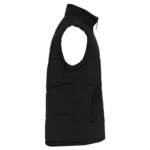 Met fleece gevoerde bodywarmer, black — productfoto 5